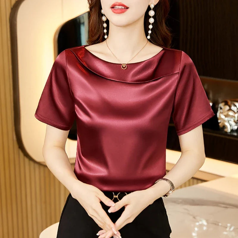 Mia Satin Shirt
