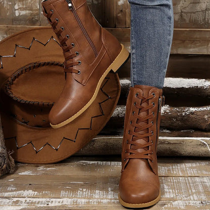 Charlotte Lace-Up Boots