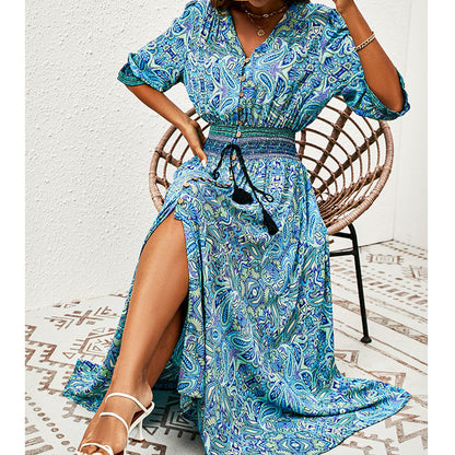 Sandstone Breeze Maxi Dress