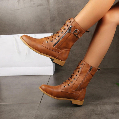 Charlotte Lace-Up Boots