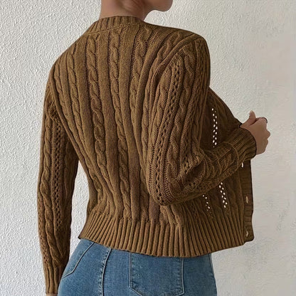 Olivia Knit Button Cardigan