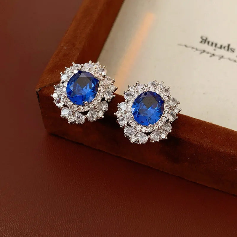 Charlotte Royal Blue Halo Set