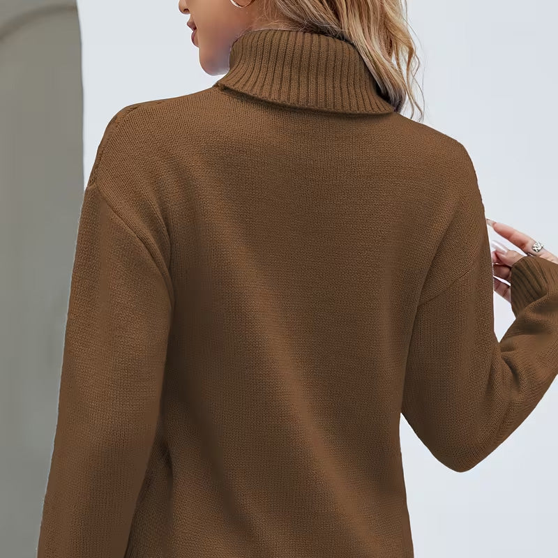 Clara Cable Knit Turtleneck