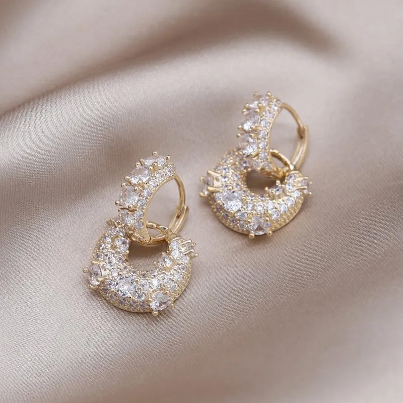 Harper Crystal Link Earrings