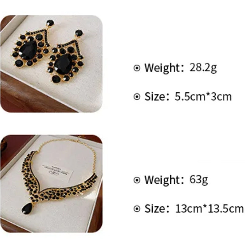 Isabella Midnight Crystal Set