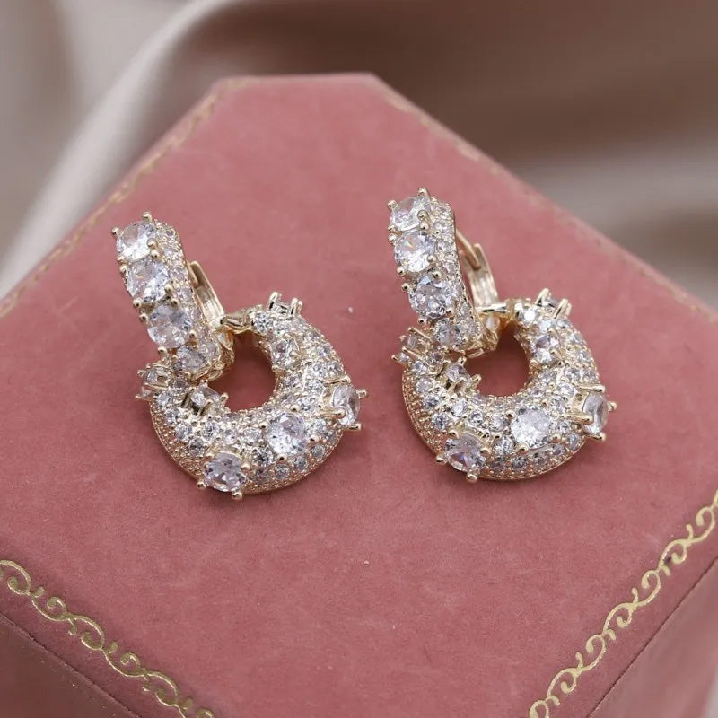 Harper Crystal Link Earrings