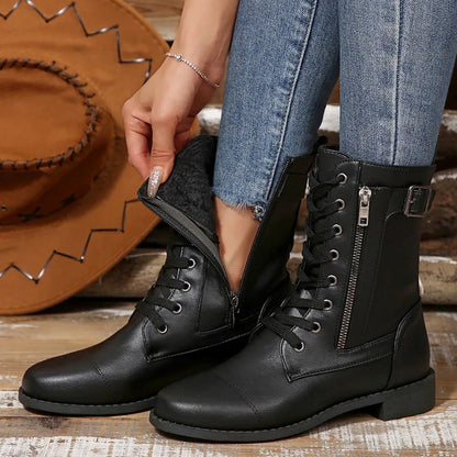 Charlotte Lace-Up Boots