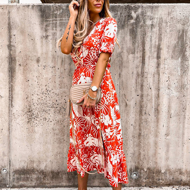 Meadow Bloom Midi Dress