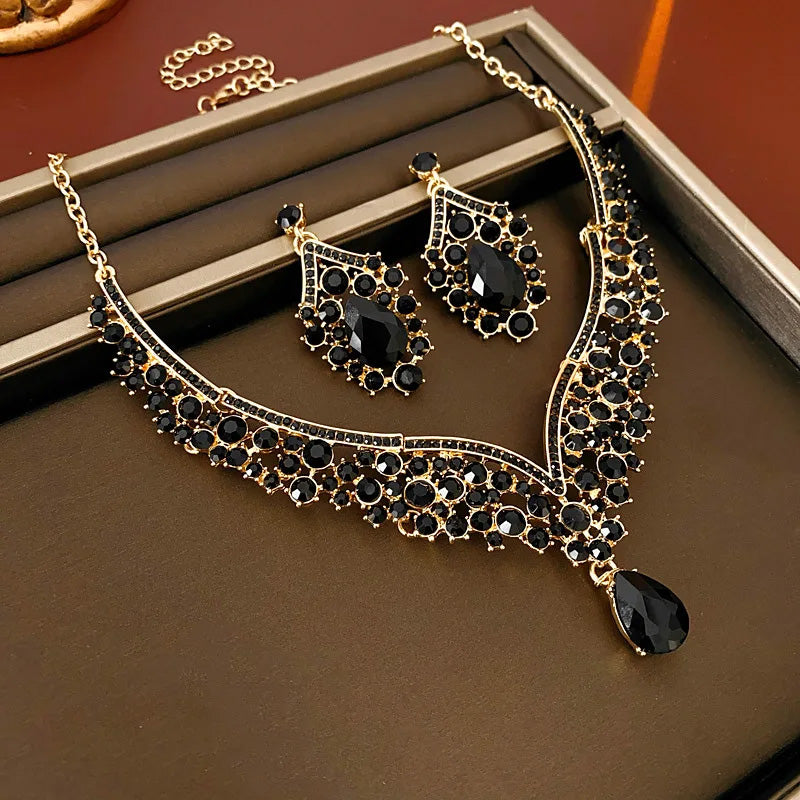 Isabella Midnight Crystal Set