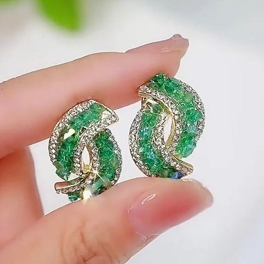 Scarlett Crystal Curve Earrings