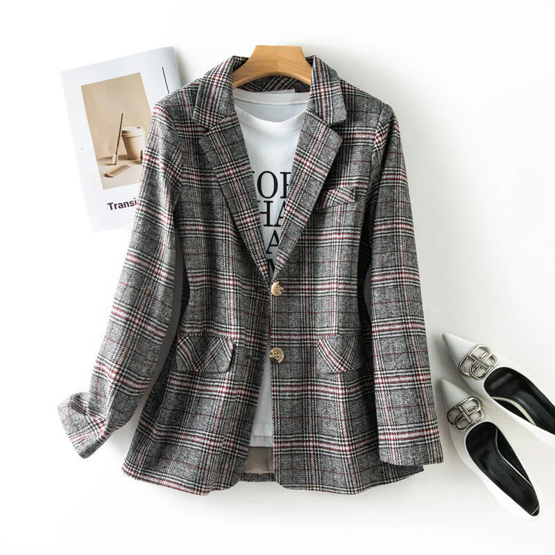 Harriet Check Blazer