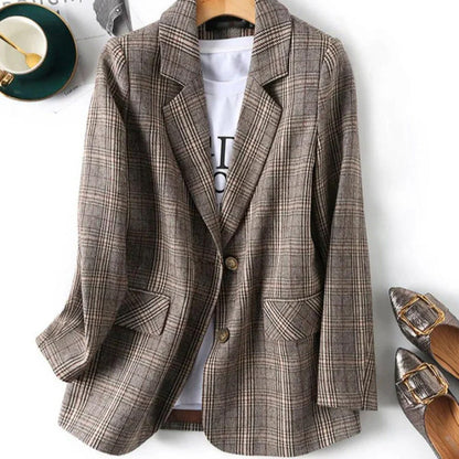Harriet Check Blazer