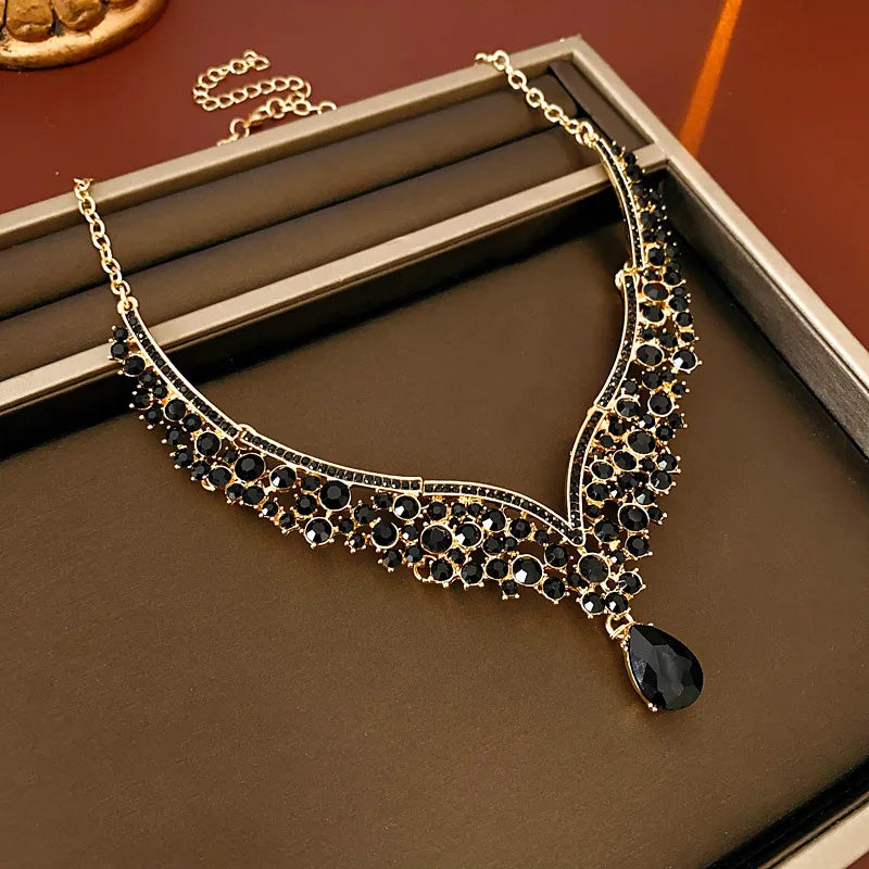 Isabella Midnight Crystal Set
