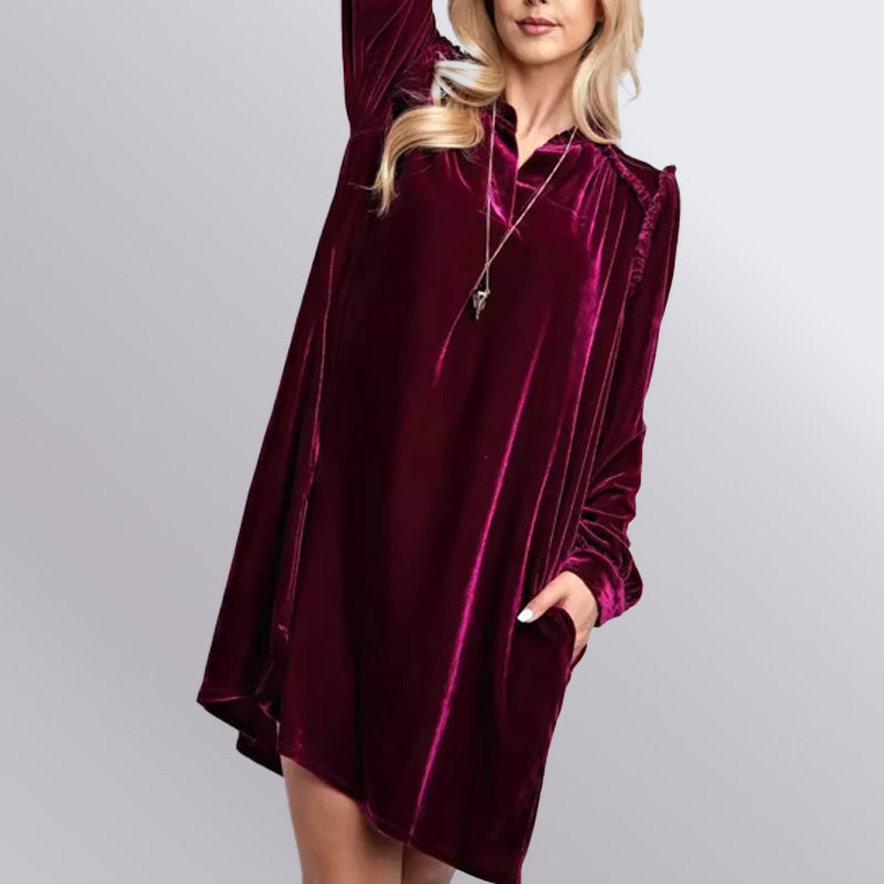 Olivia Velvet Dress