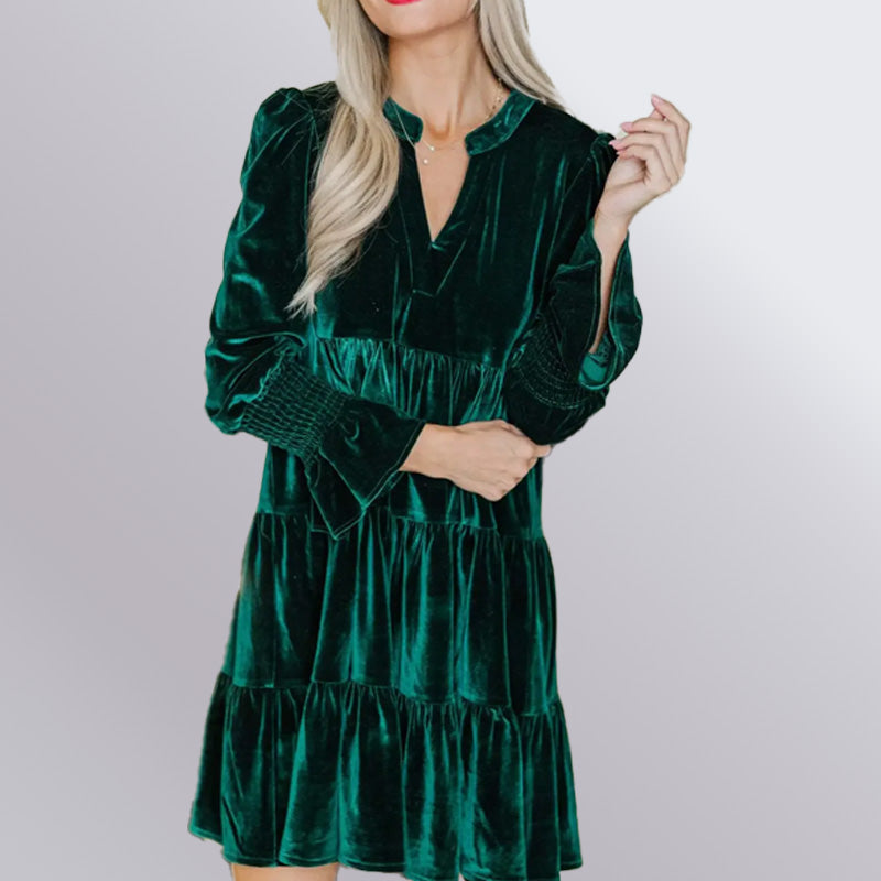 Hannah Velvet Dress