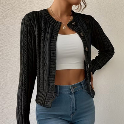 Olivia Knit Button Cardigan