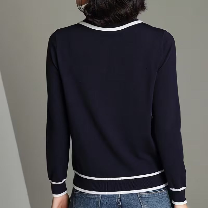 Chloe Collared Knit Sweater