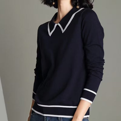 Chloe Collared Knit Sweater