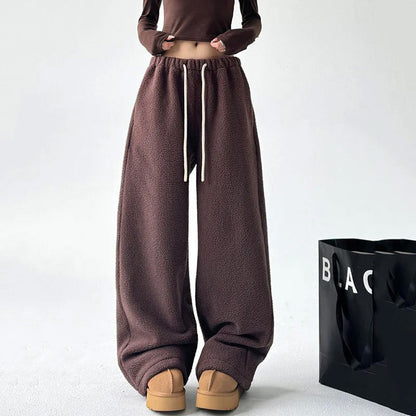 Harper Wide-Leg Fleece Pants