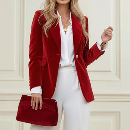 Isabelle Velvet Blazer