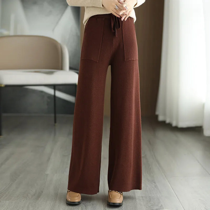 Charlotte Knit Wide-Leg Pants