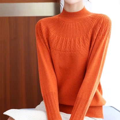 Freya High-Neck Knit Sweater