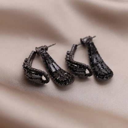 Amelia Crystal Drop Earrings