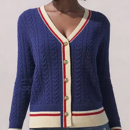 Harper Cable Knit Cardigan