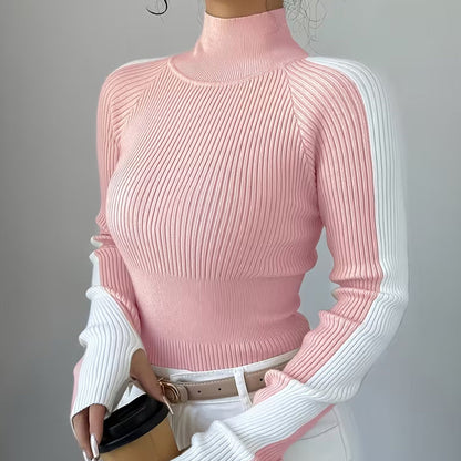 Ava Ribbed Turtleneck