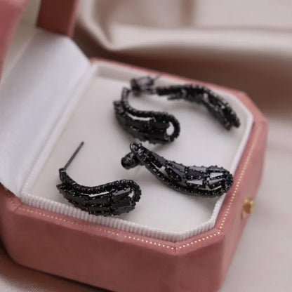 Amelia Crystal Drop Earrings