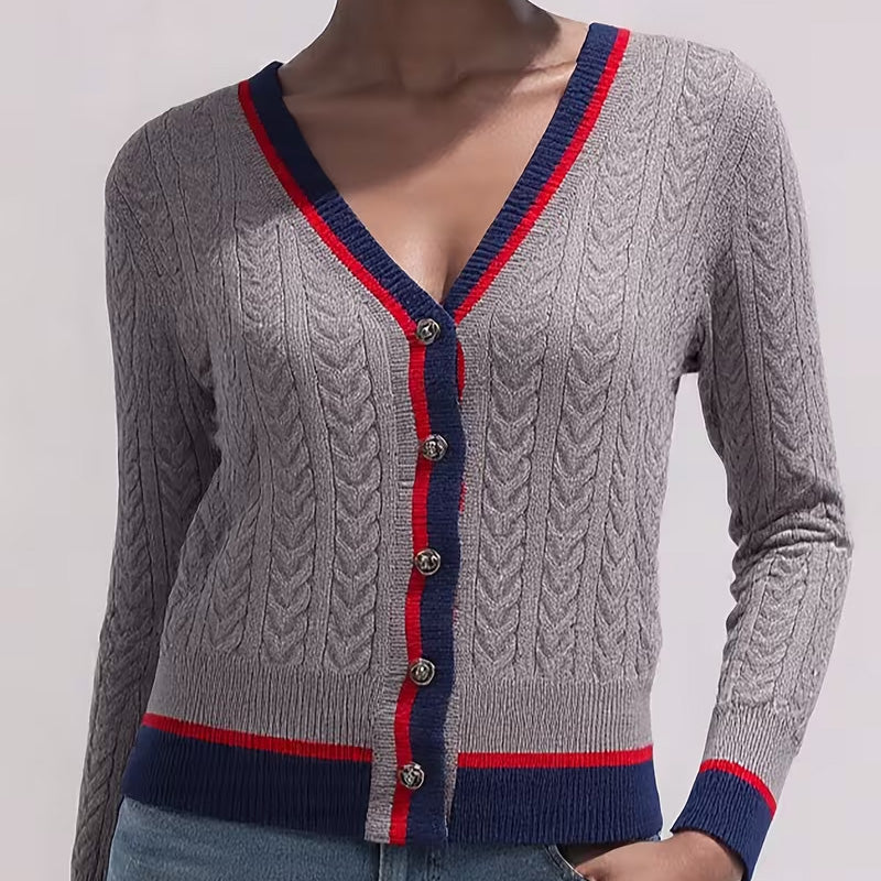 Harper Cable Knit Cardigan