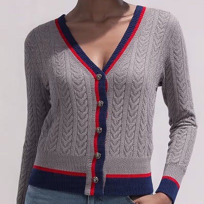 Harper Cable Knit Cardigan