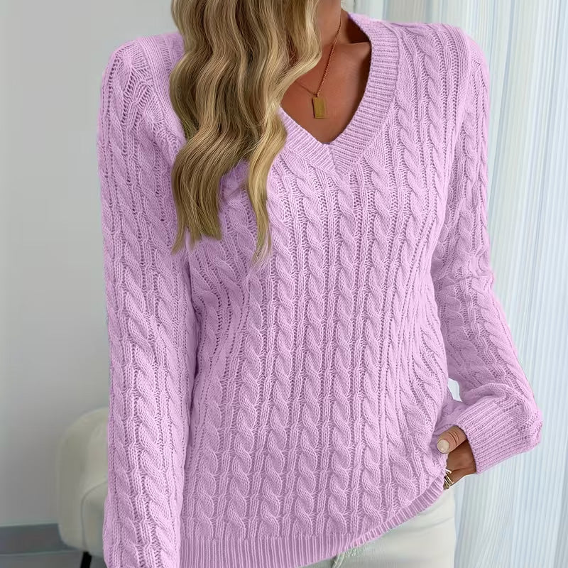 Olivia Knit V-Neck Sweater