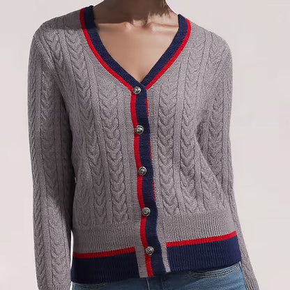 Harper Cable Knit Cardigan
