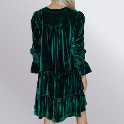 Hannah Velvet Dress