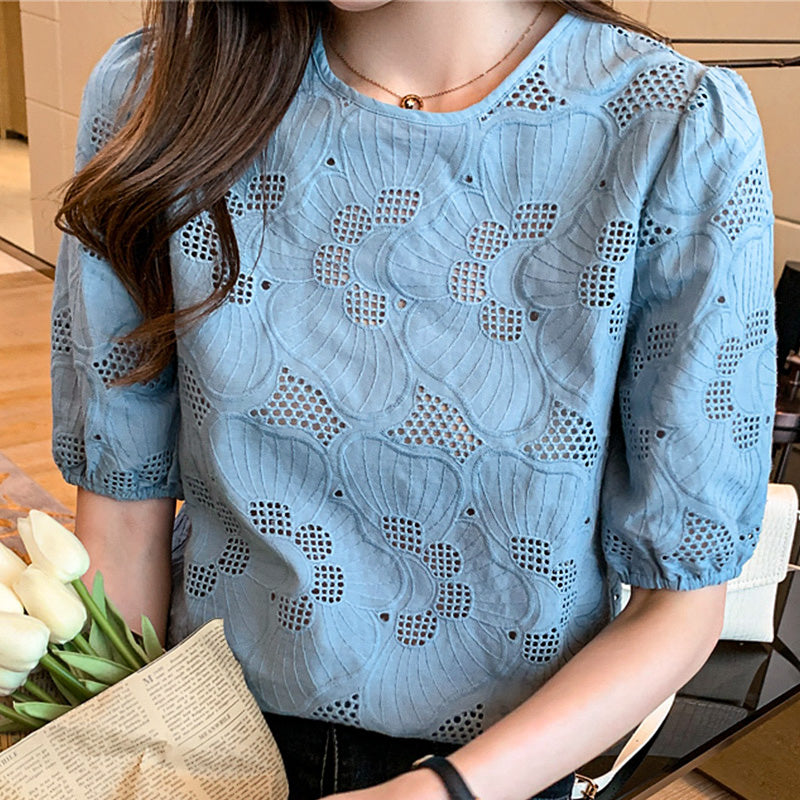BreezeCut Blouse