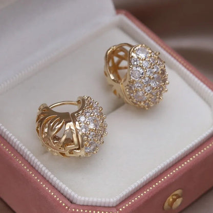 Charlotte Pavé Dome Hoops