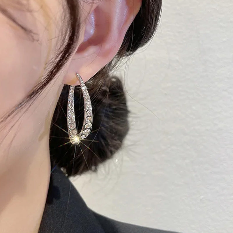 Chloe Hart Hoop Earrings