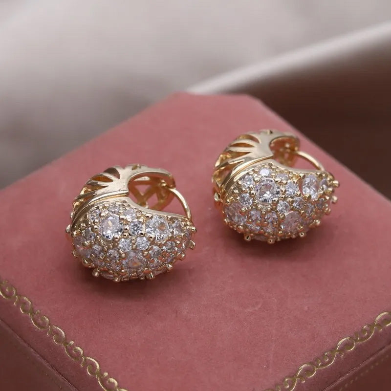 Charlotte Pavé Dome Hoops