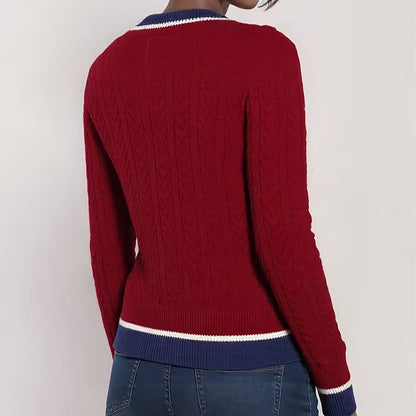 Harper Cable Knit Cardigan