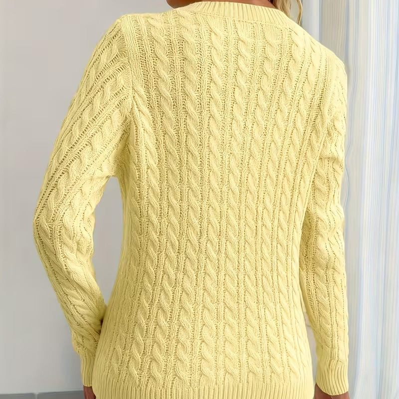Olivia Knit V-Neck Sweater