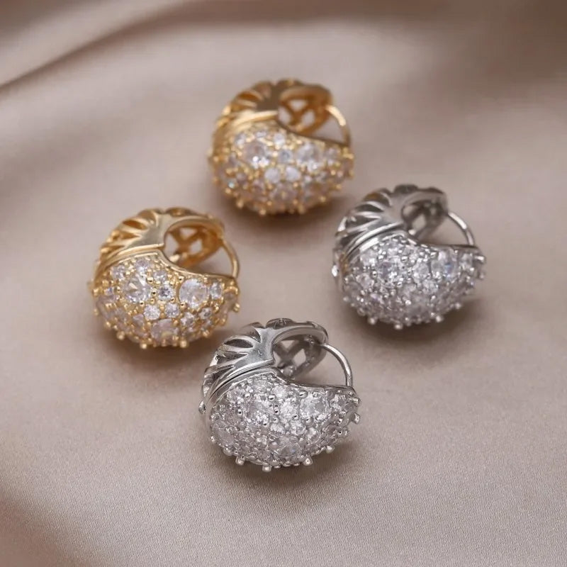 Charlotte Pavé Dome Hoops