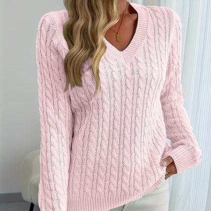 Olivia Knit V-Neck Sweater