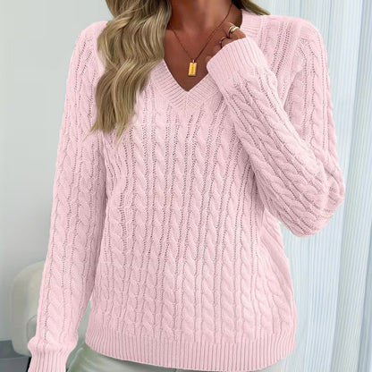 Olivia Knit V-Neck Sweater