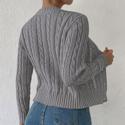 Olivia Knit Button Cardigan