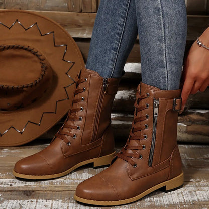 Charlotte Lace-Up Boots