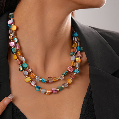 Cora Cube Necklace