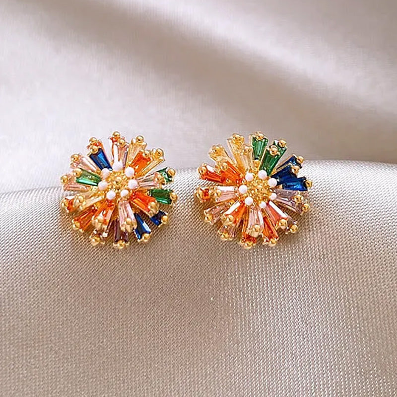 Imogen Rainbow Starburst Earrings