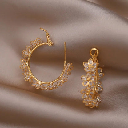 Georgia Blossom Hoop Earrings