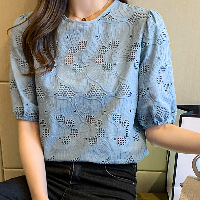 BreezeCut Blouse